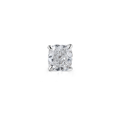 1.5ct Single Cushion Lab Diamond Solitaire Studs