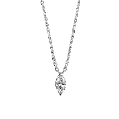 Marquise Cut Lab Diamond Pendant