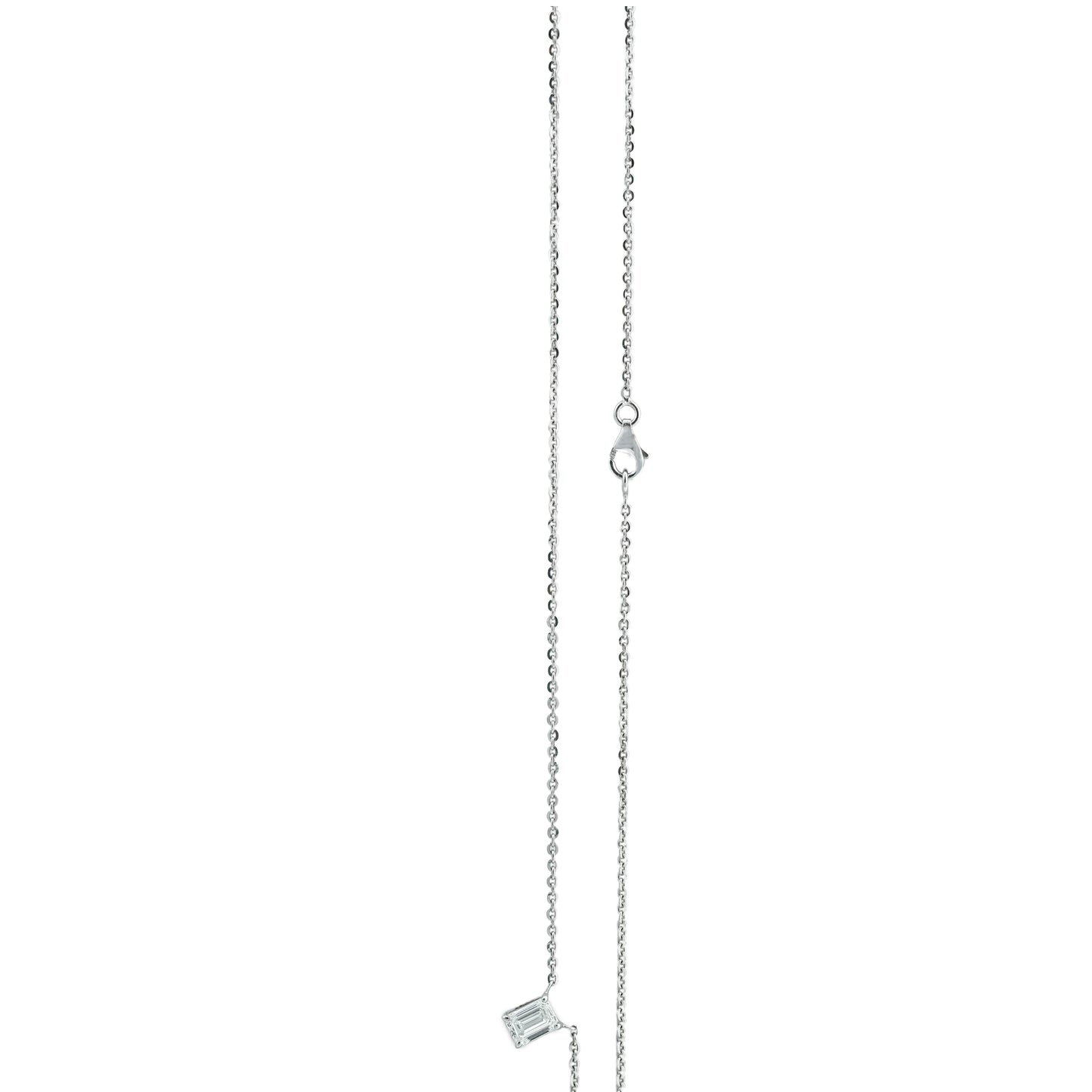 70 pointer Emerald Cut Diamond Pendant