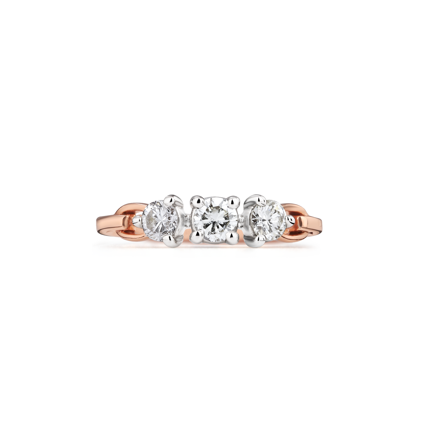 Three-Stone Solitaire Diamond Ring