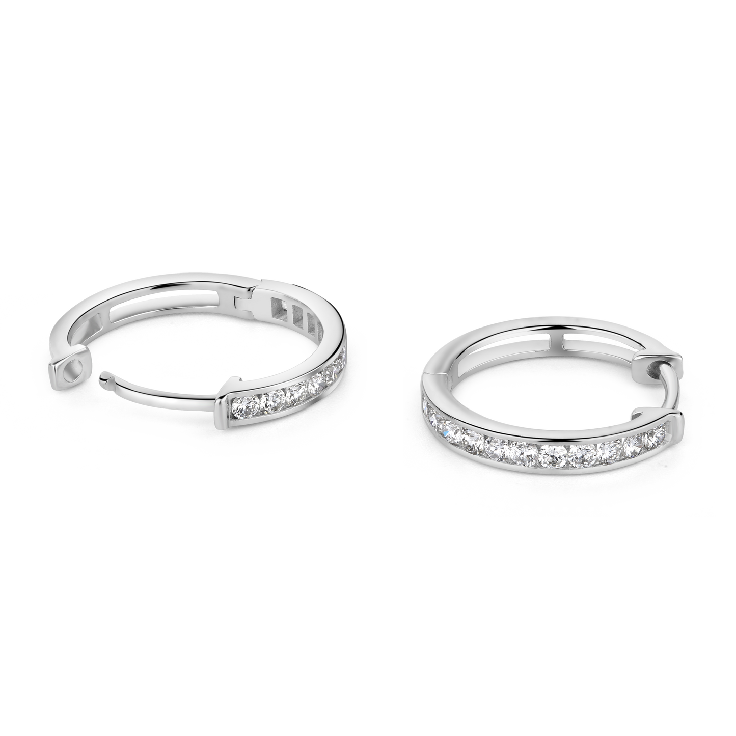 Eternal Spark Diamond Hoops