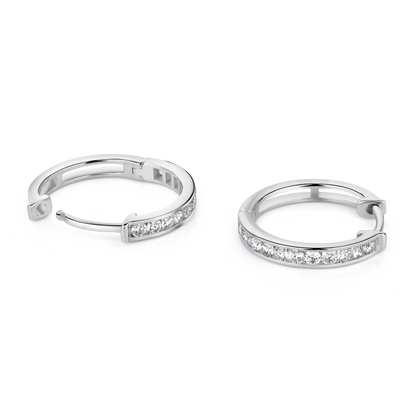 Eternal Spark Diamond Hoops