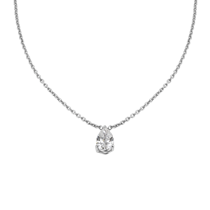 Pear-Shaped Lab-Grown Diamond Pendant