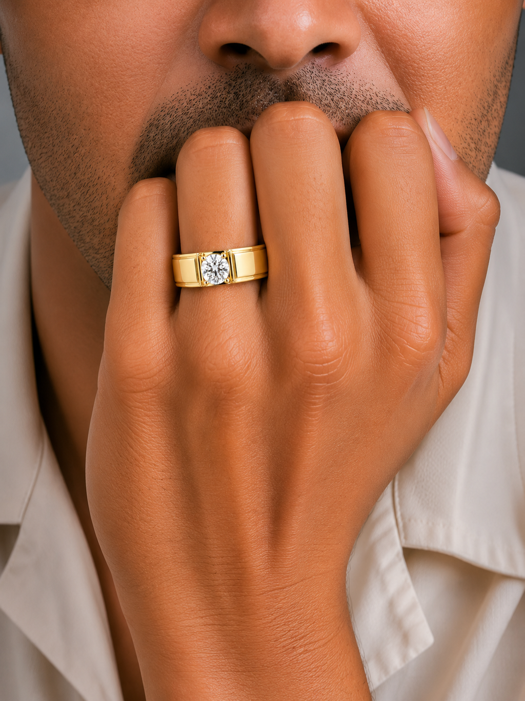 Heritage Round Solitaire Diamond Ring