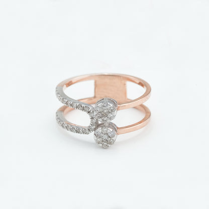 Aurora Duo Diamond Ring