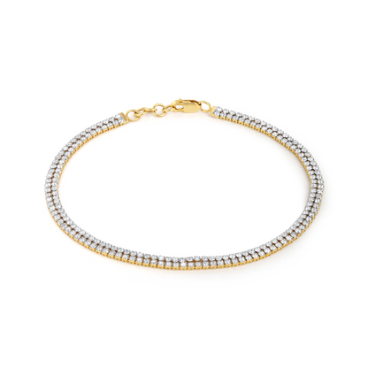 Tennis lab diamond bracelet