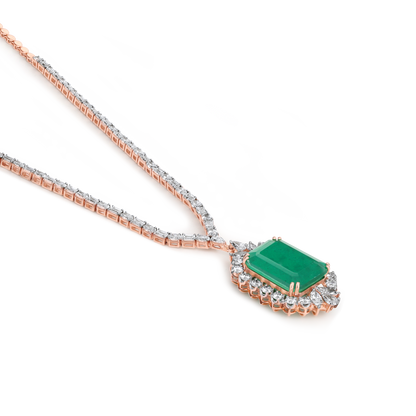 Regal Green Radiance Necklace
