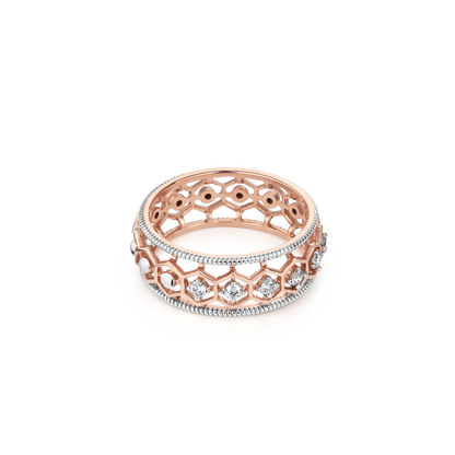 Linear Luxe Diamond Band