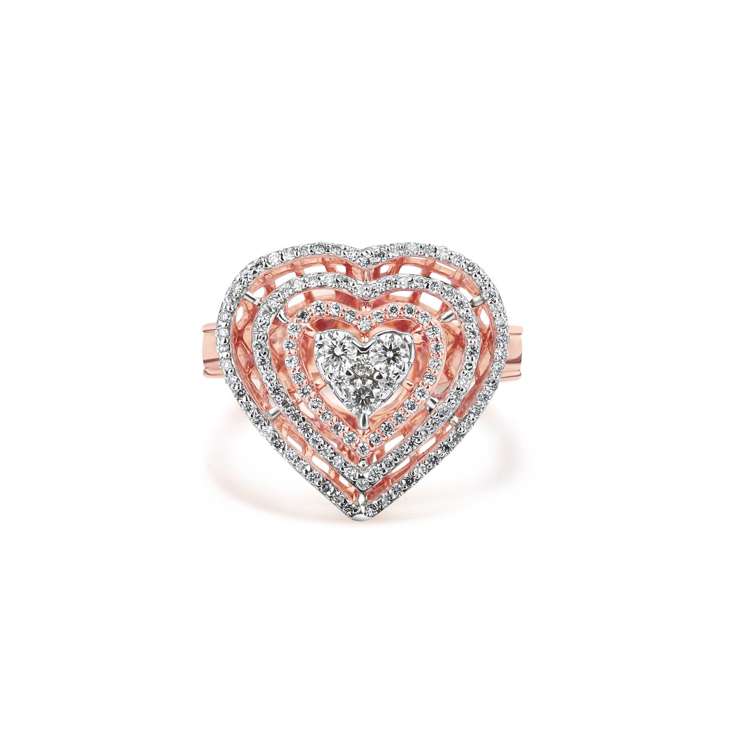 Heart-Shaped Engagement Ring