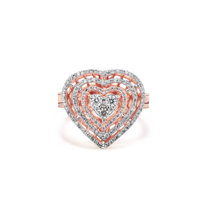 Heart-Shaped Engagement Ring