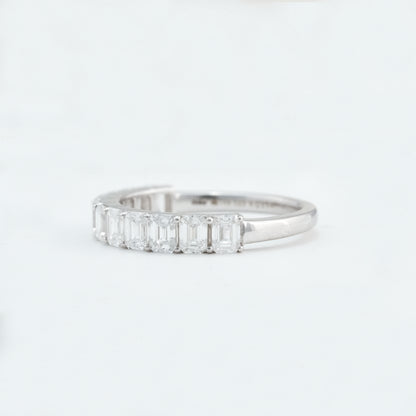 Emerald Cut Diamond Eternity Band