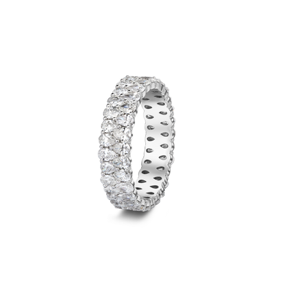 Twilight Pear Diamond Stack Ring