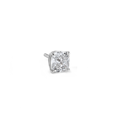 1.5ct Single Cushion Lab Diamond Solitaire Studs
