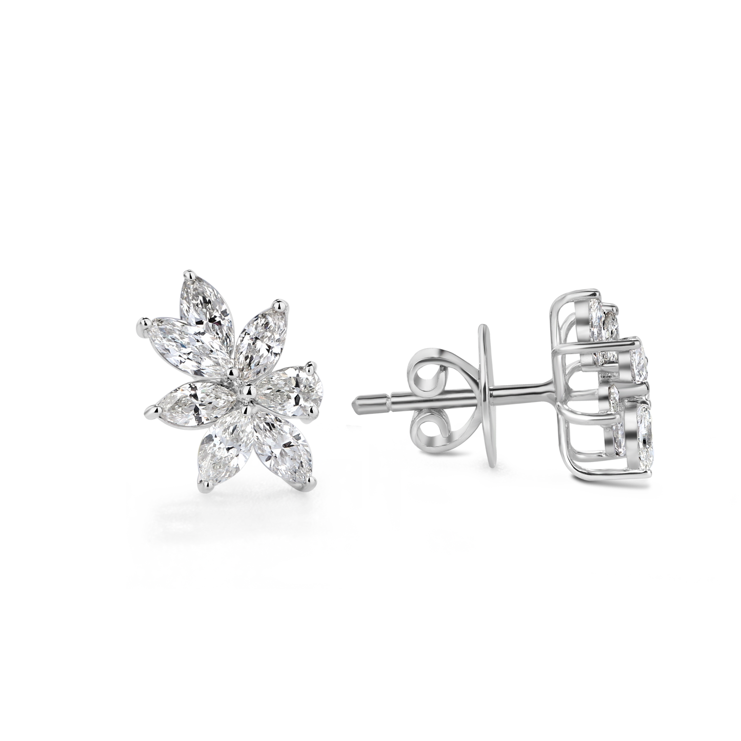 1ct Petal Radiance Diamond Studs