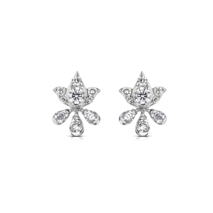 0.5ct  Blossom Spark Diamond Earrings