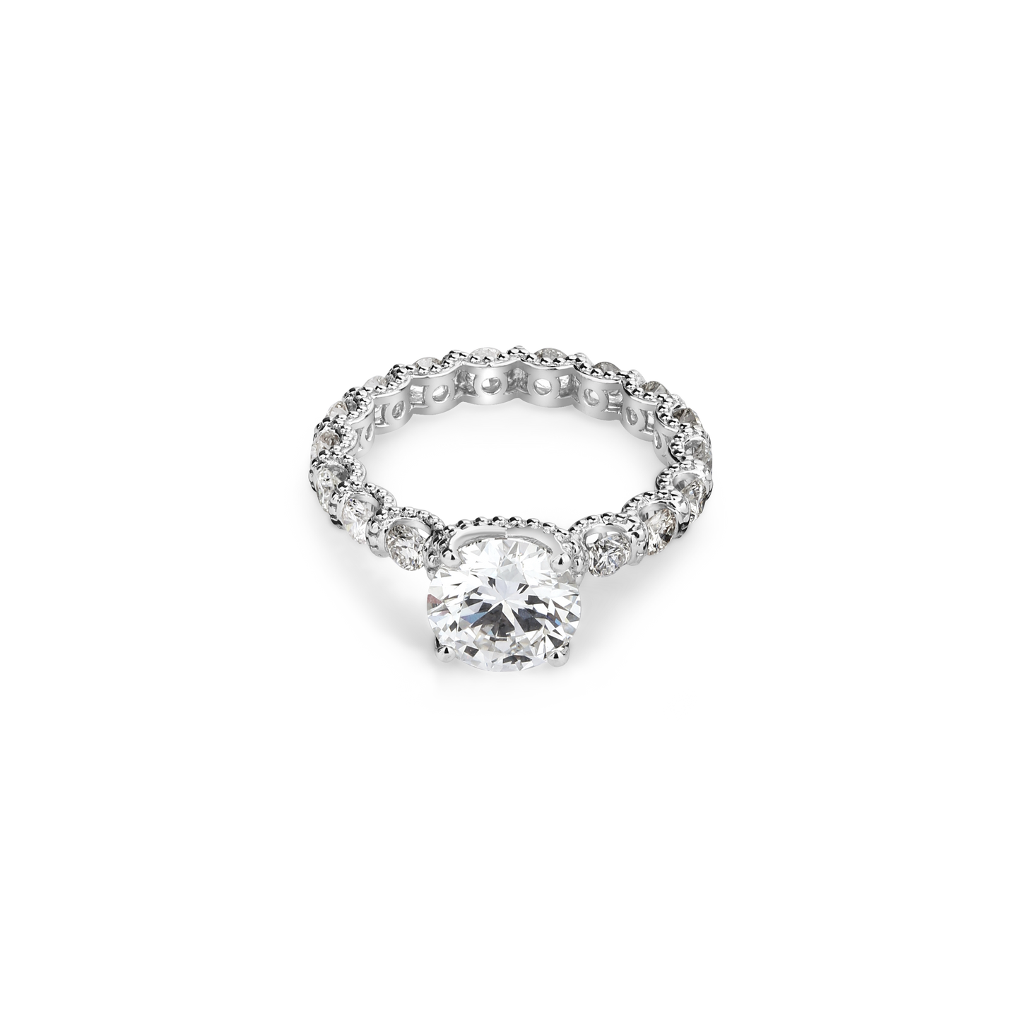 2ct Round Solitaire Lab Diamond Ring
