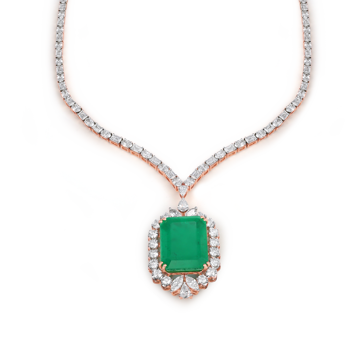 Regal Green Radiance Necklace