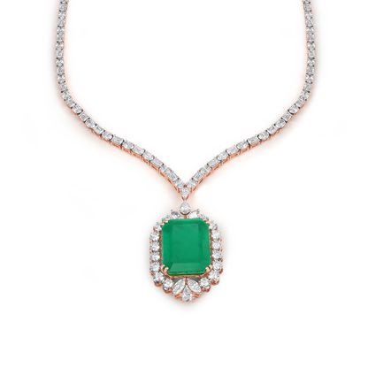 Regal Green Radiance Necklace