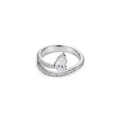 Timeless Twist Pear Diamond Ring