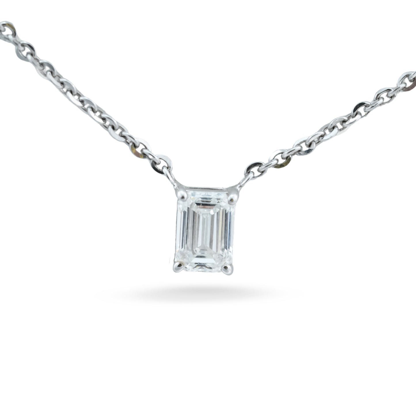 70 pointer Emerald Cut Diamond Pendant