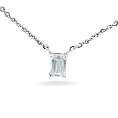 70 pointer Emerald Cut Diamond Pendant