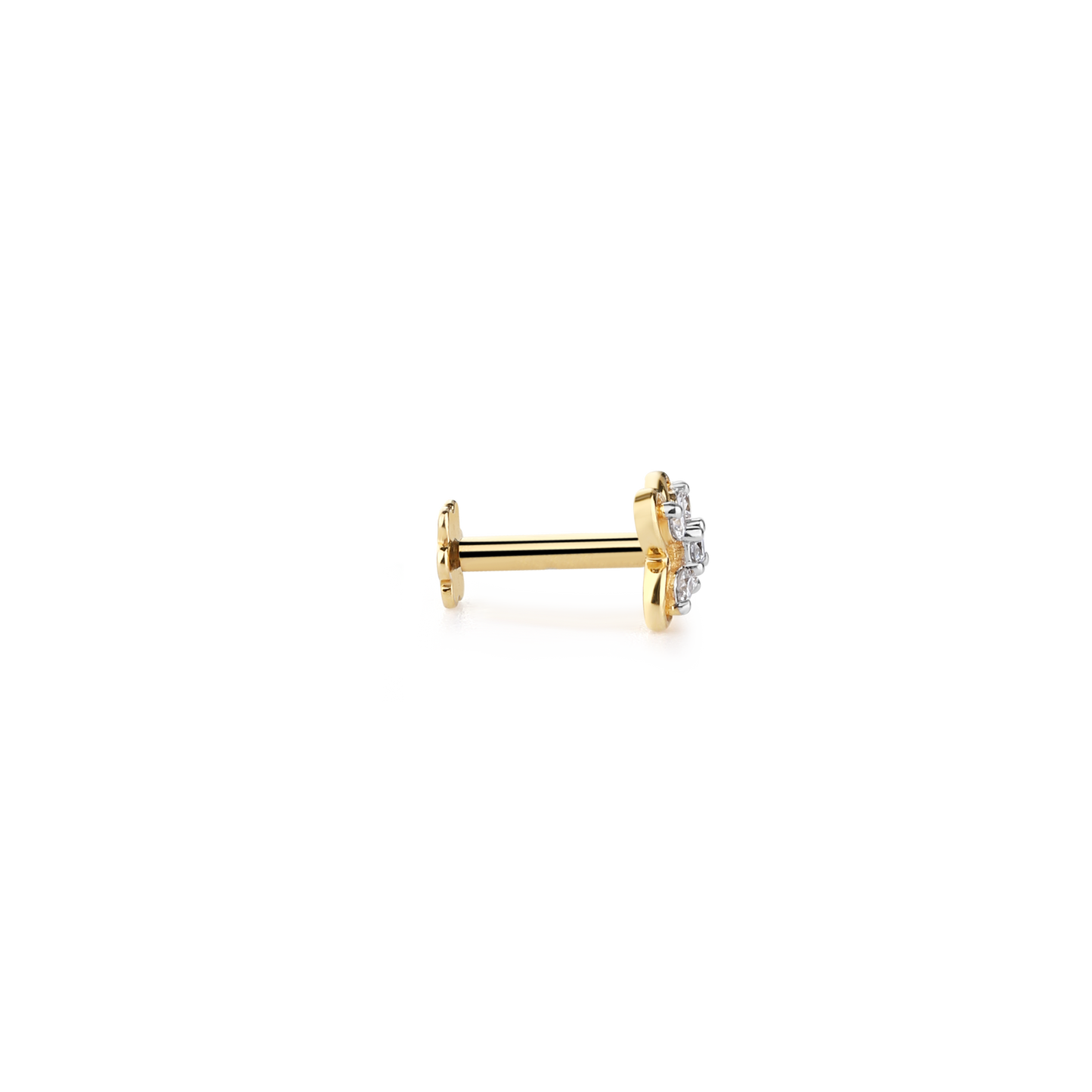 Petite Blossom Diamond Nose Pin