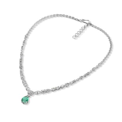 Mystical Green Drop Necklace