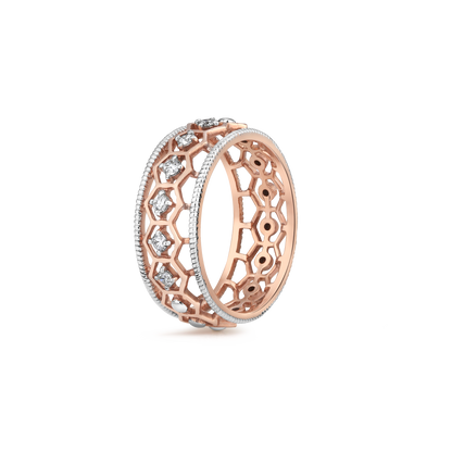 Linear Luxe Diamond Band
