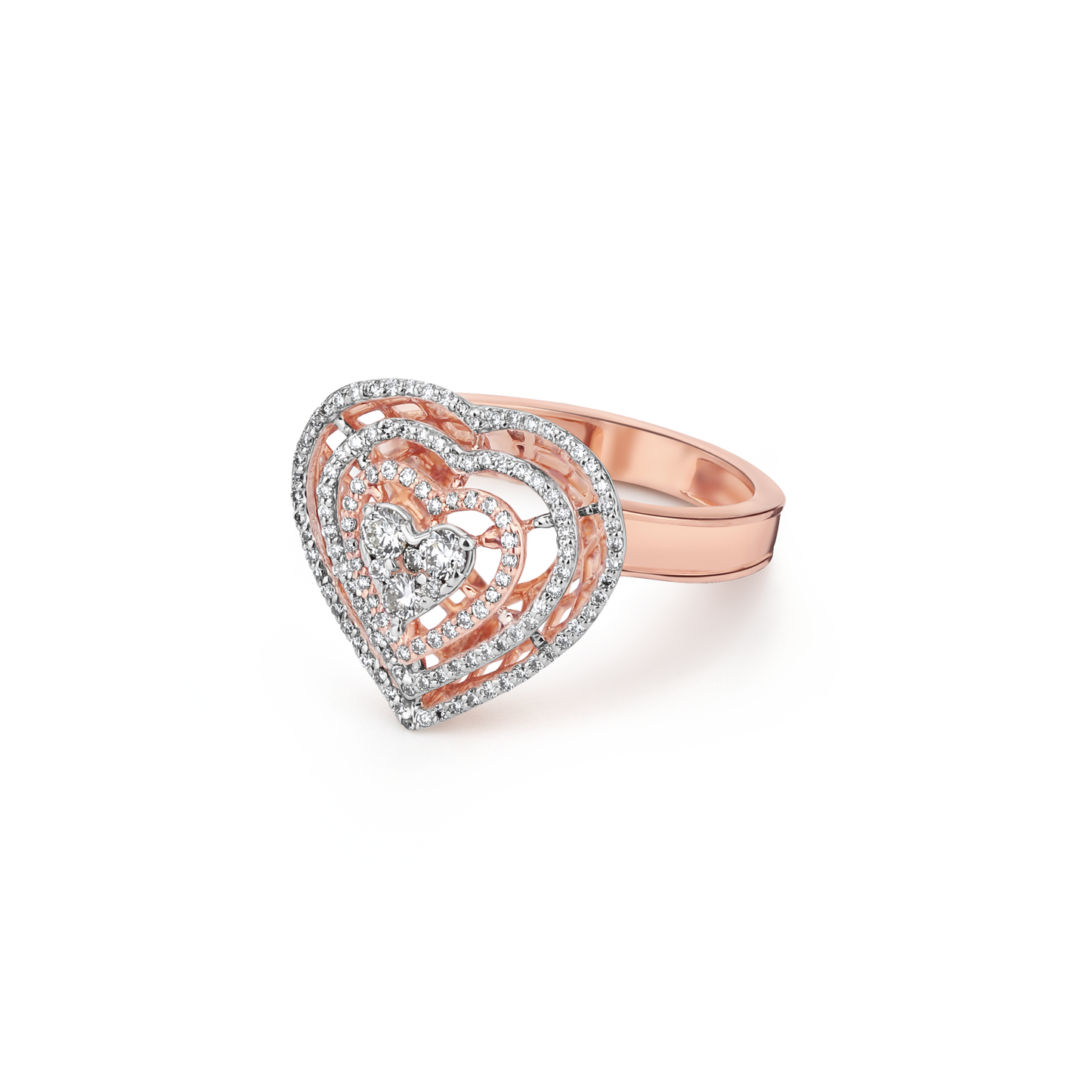 Heart-Shaped Engagement Ring