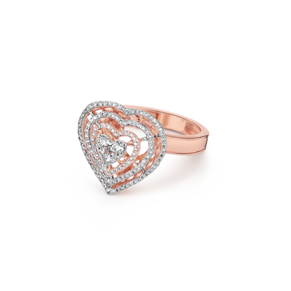 Heart-Shaped Engagement Ring