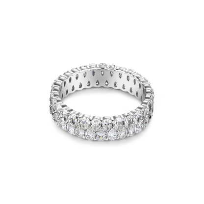 Twilight Pear Diamond Stack Ring