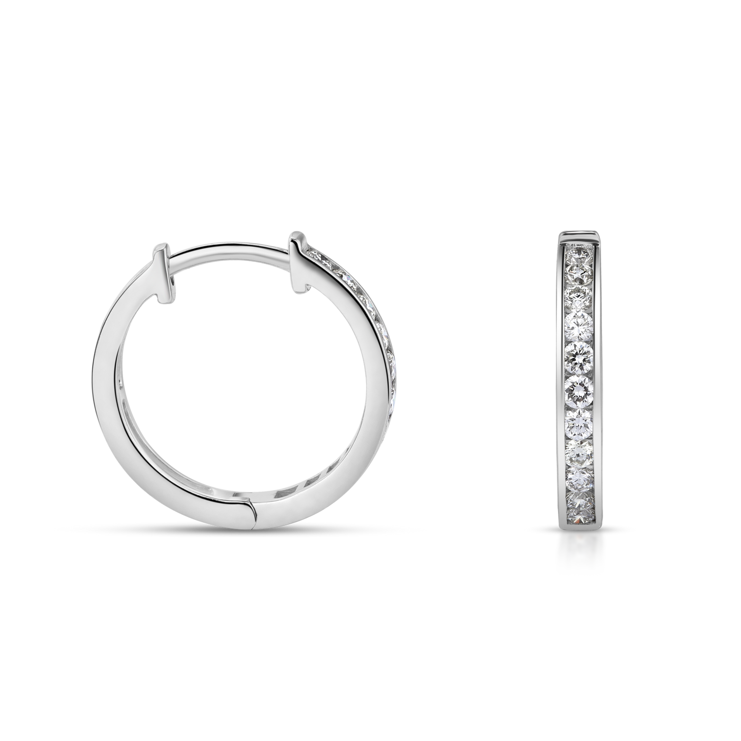 Eternal Spark Diamond Hoops