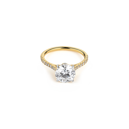 2ct Round Classic Lab Diamond Solitare Ring