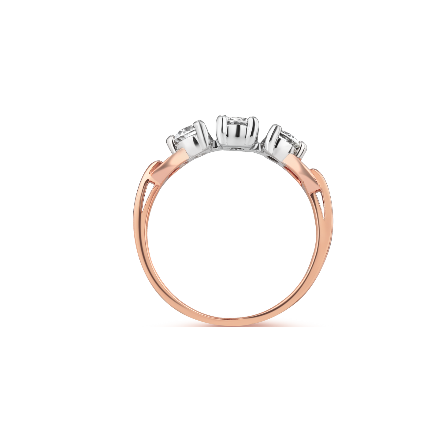 Three-Stone Solitaire Diamond Ring