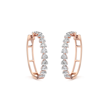 Radiant Loop Diamond Hoops