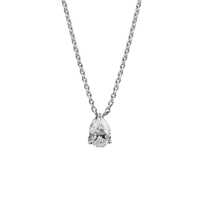 Pear-Shaped Lab-Grown Diamond Pendant