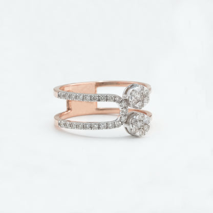Aurora Duo Diamond Ring