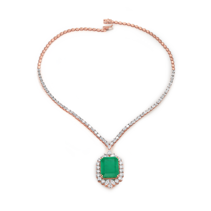Regal Green Radiance Necklace