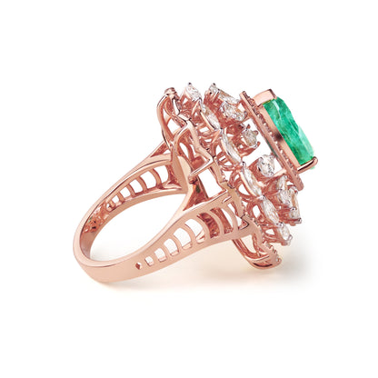 Emerald Serenity Ring