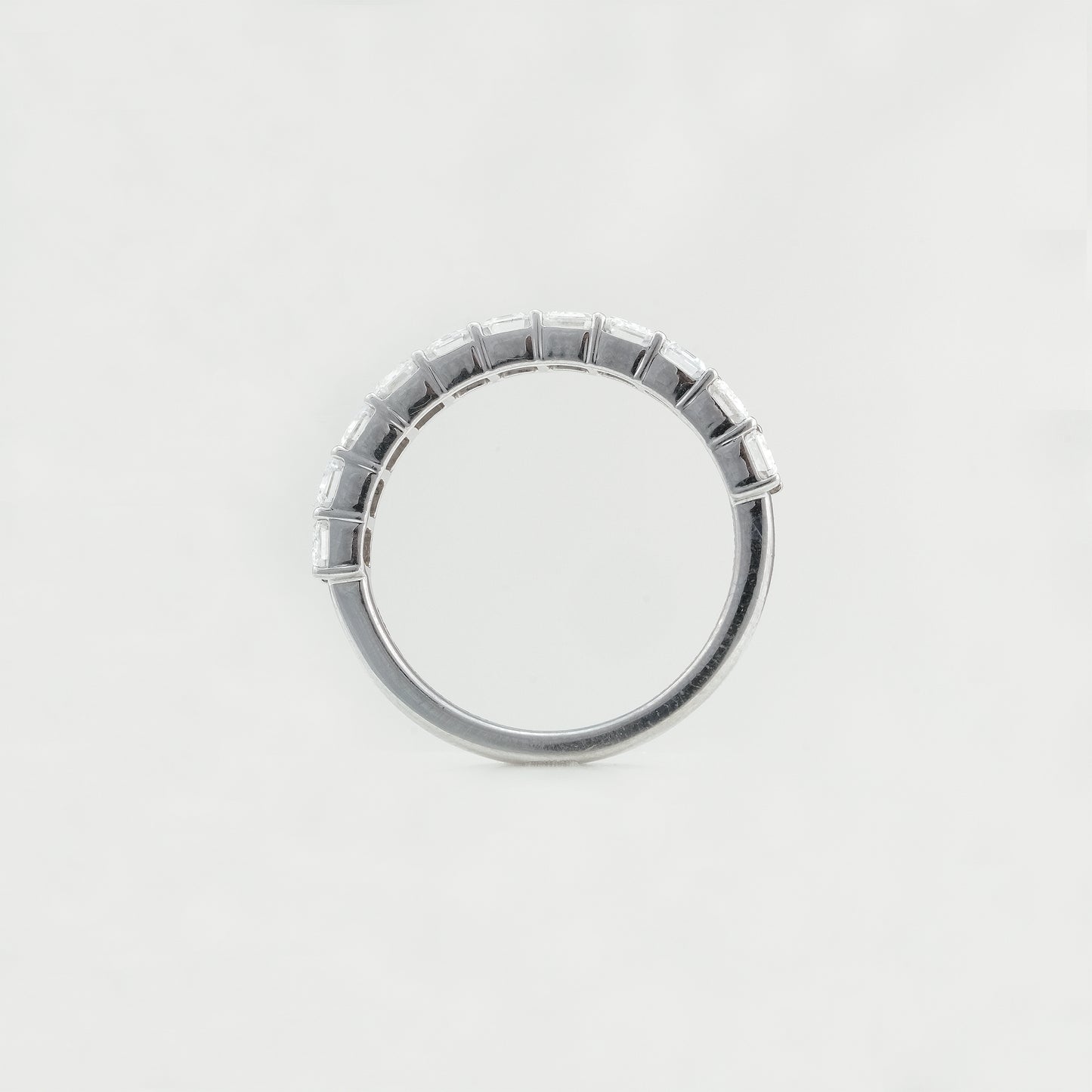 Emerald Cut Diamond Eternity Band
