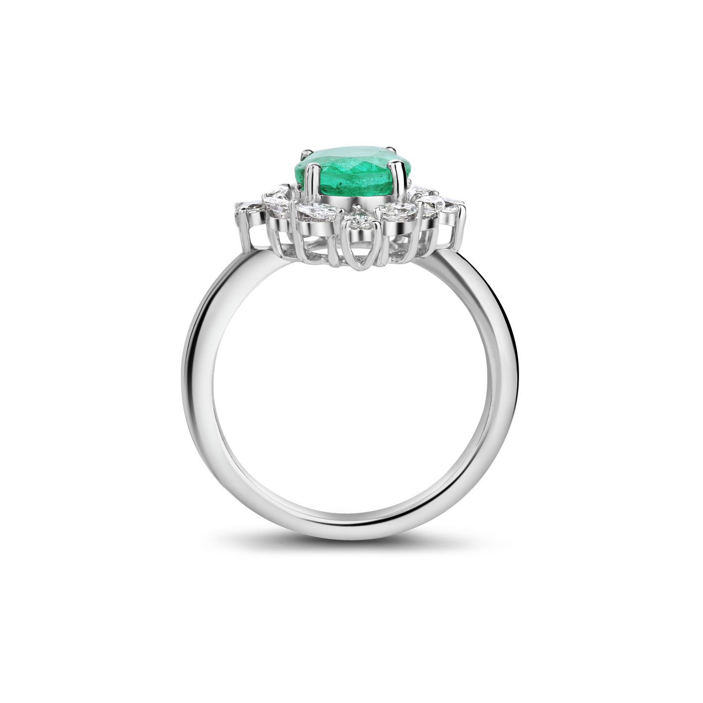 Emerald Radiance Diamond Ring