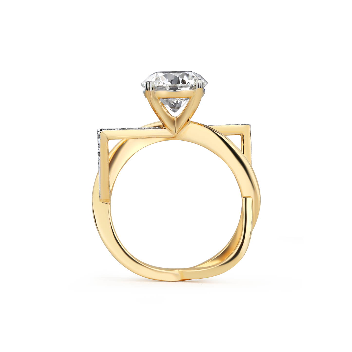 2.5ct Eternal Twist Lab Diamond Ring