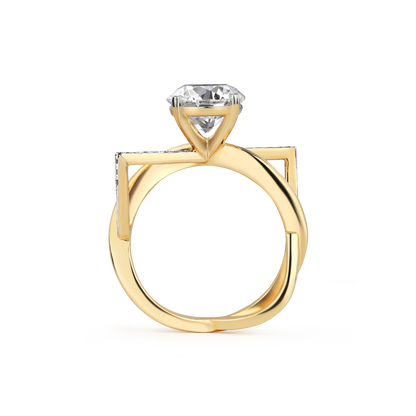 2.5ct Eternal Twist Lab Diamond Ring