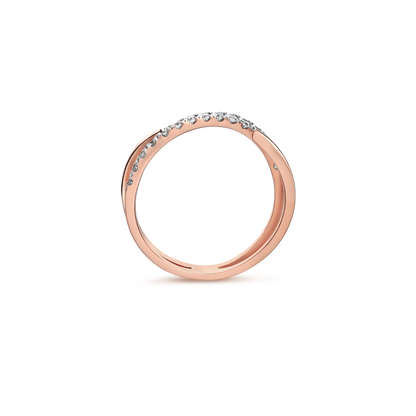 Ethereal Twist Diamond Ring