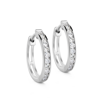 Eternal Spark Diamond Hoops