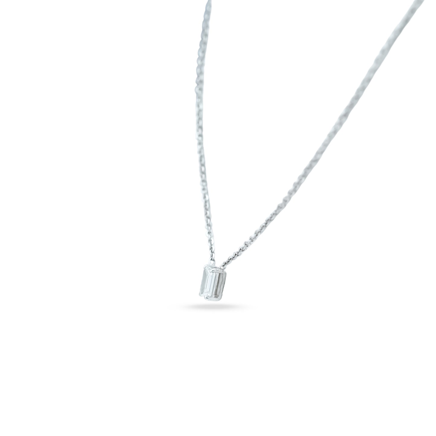 70 pointer Emerald Cut Diamond Pendant