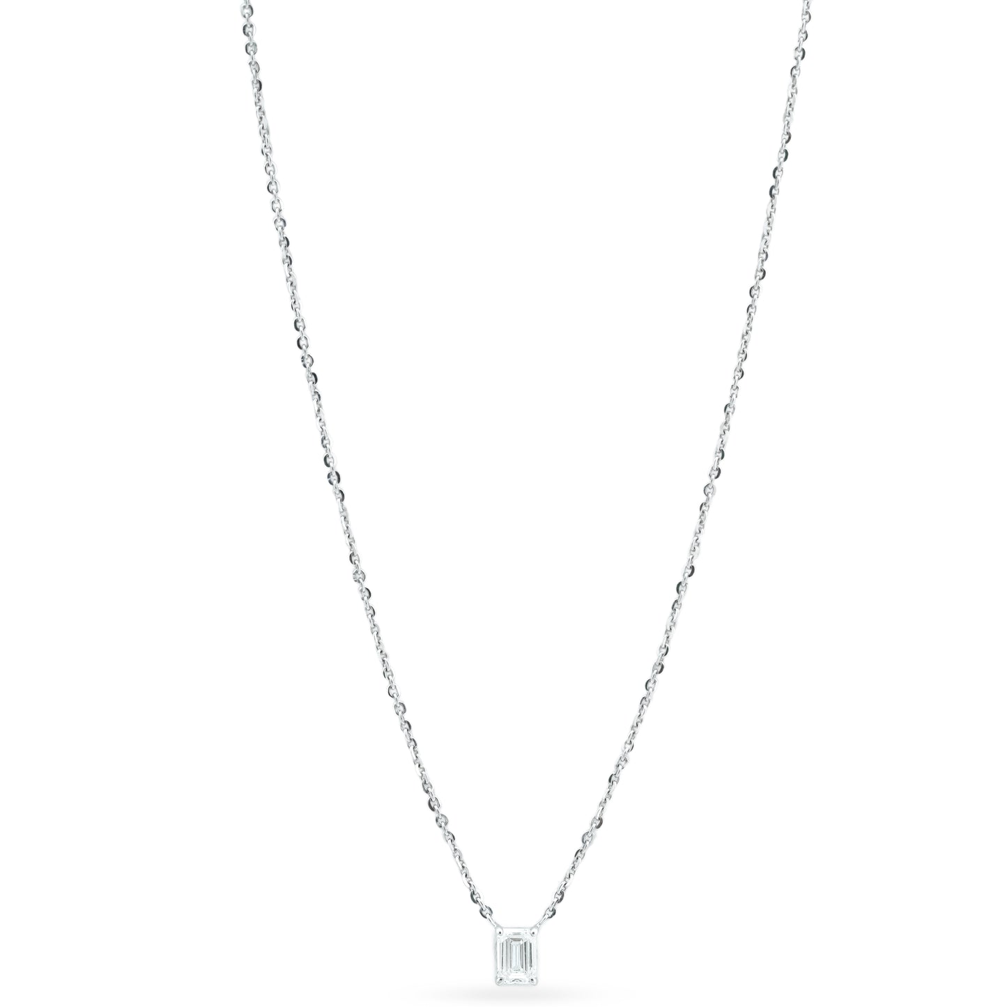 70 pointer Emerald Cut Diamond Pendant