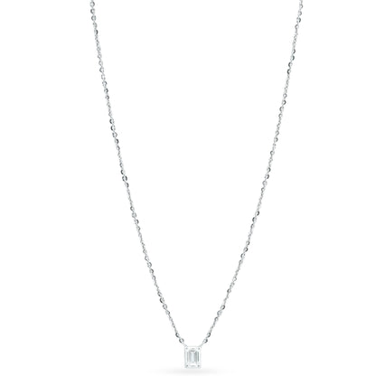 70 pointer Emerald Cut Diamond Pendant