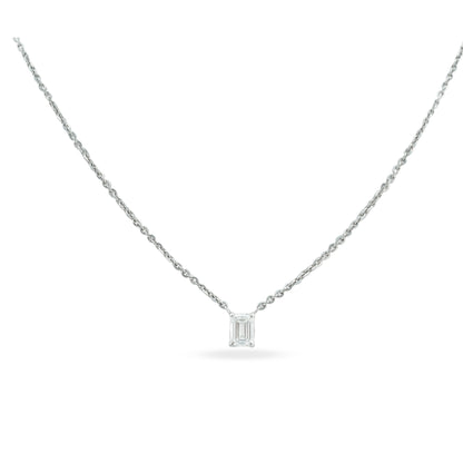 70 pointer Emerald Cut Diamond Pendant