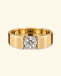 Classic Yellow Gold Round Solitaire Diamond Ring